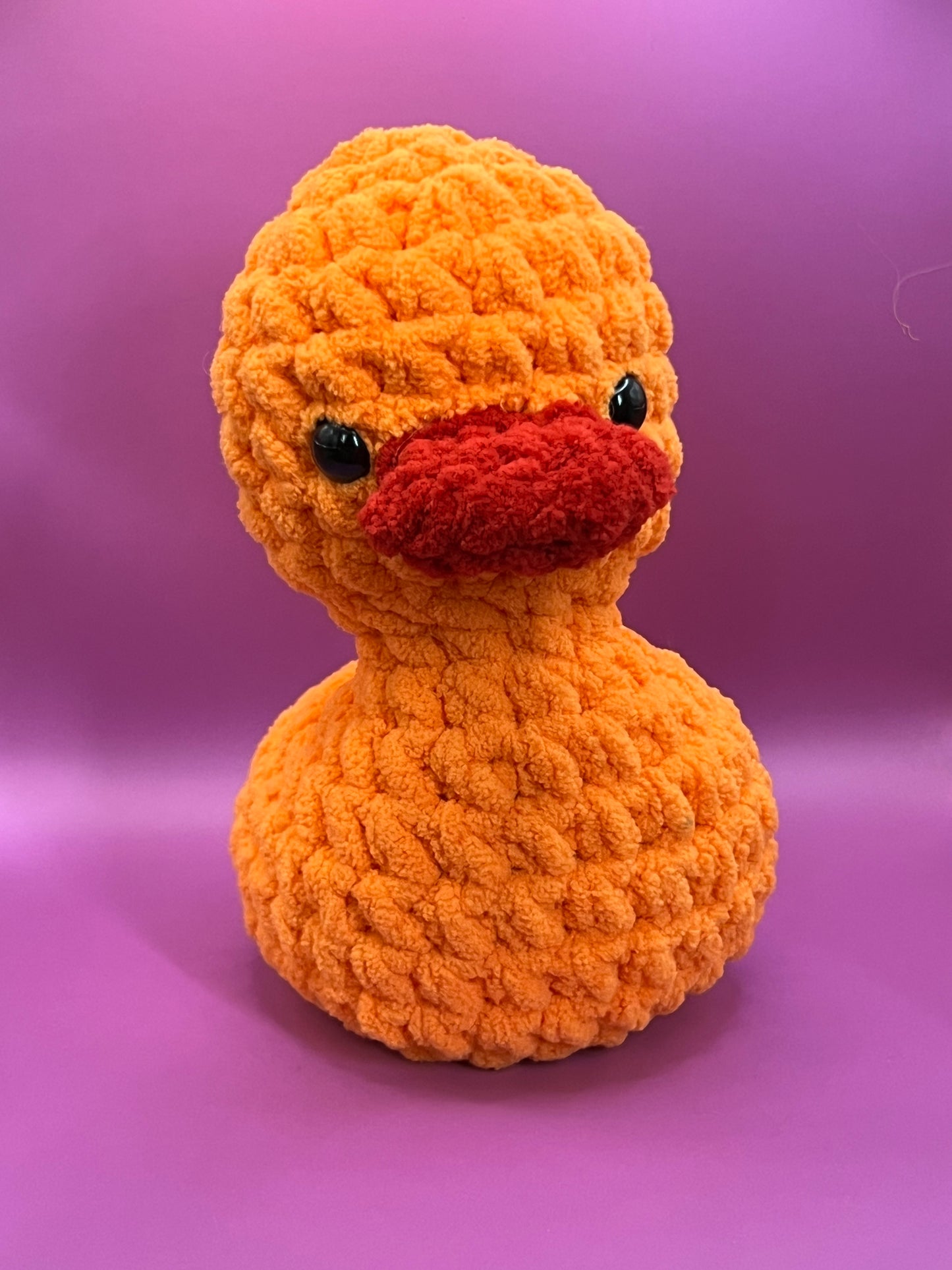 Orange Rubber Duck Plushie