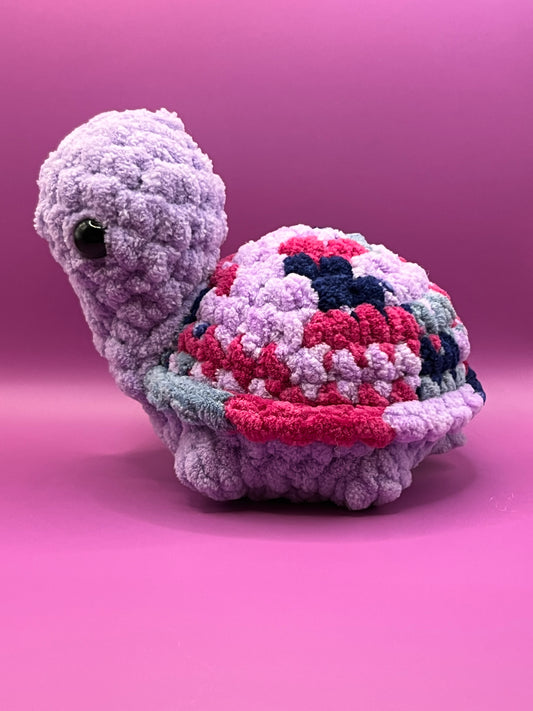 Purple Tofu the Turtle Plushie